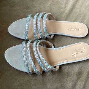 Badgley mischka gem slip ons